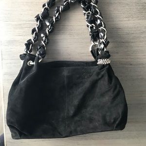 Stuart Weitzman suede leather bag